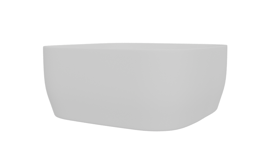 Elegant Square Bowl 3D Model - Professional 3D Model Render 12