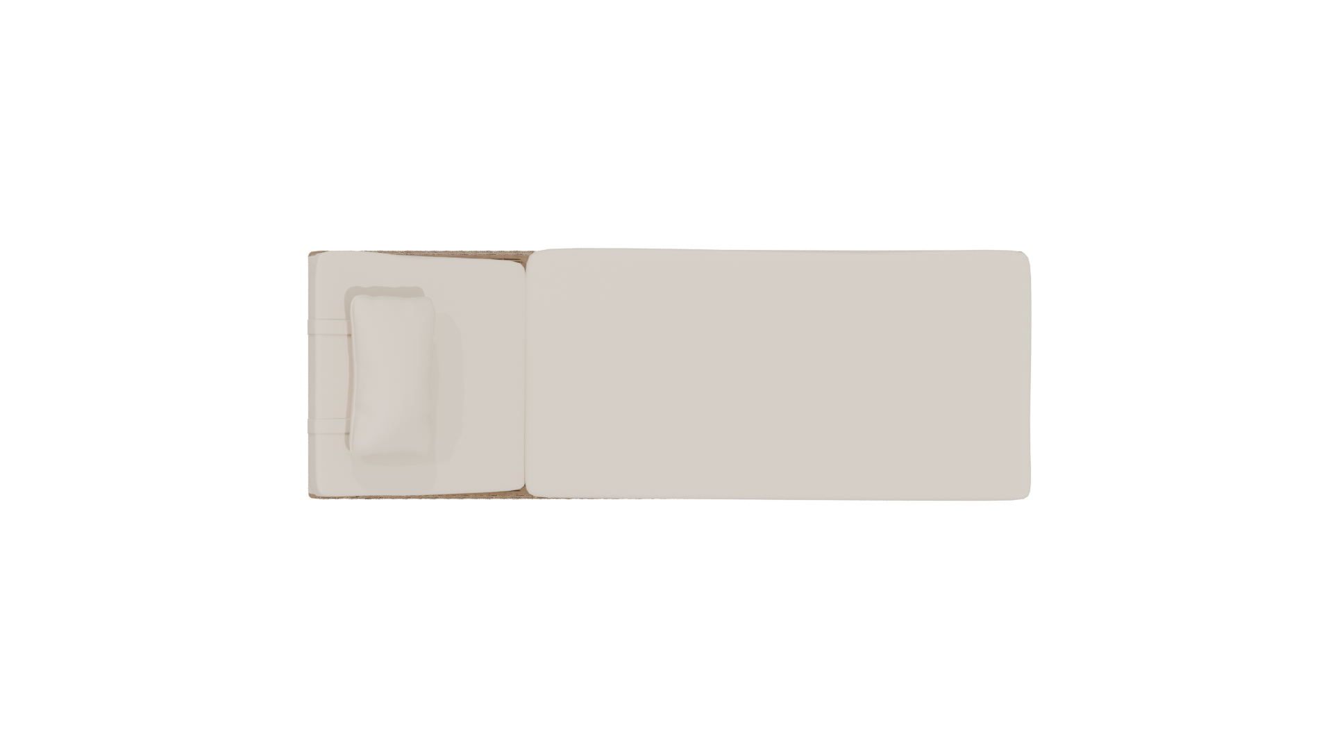 Stylish Outdoor Lounge Bed 3D - Professional 3D Model Render 12