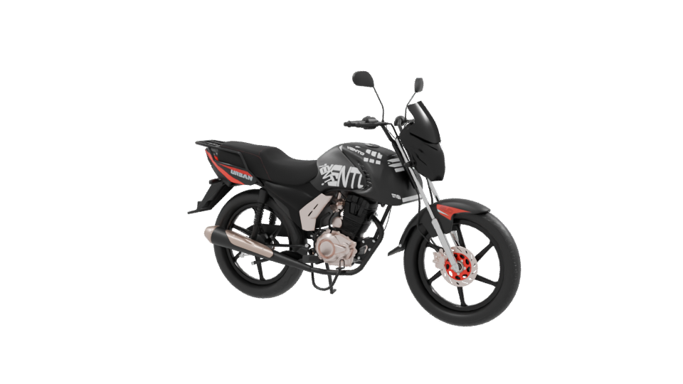 Dynamic Motorcycle 3D Model - Professional 3D Model Render 9