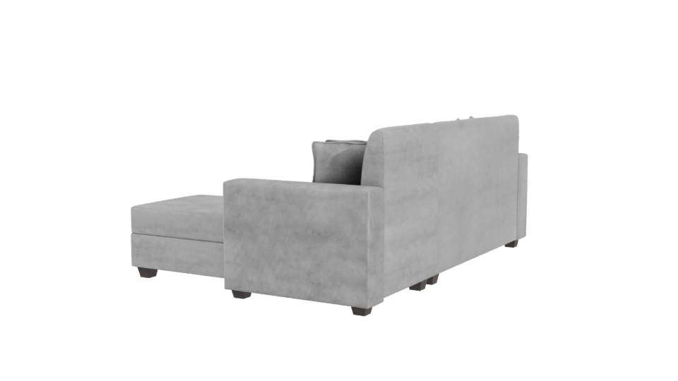 Stylish Modern Sectional Sofa - Professional 3D Model Render 3