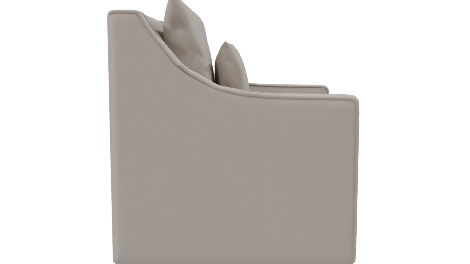 Stylish Modern Accent Chair 3D - Professional 3D Model Render 8