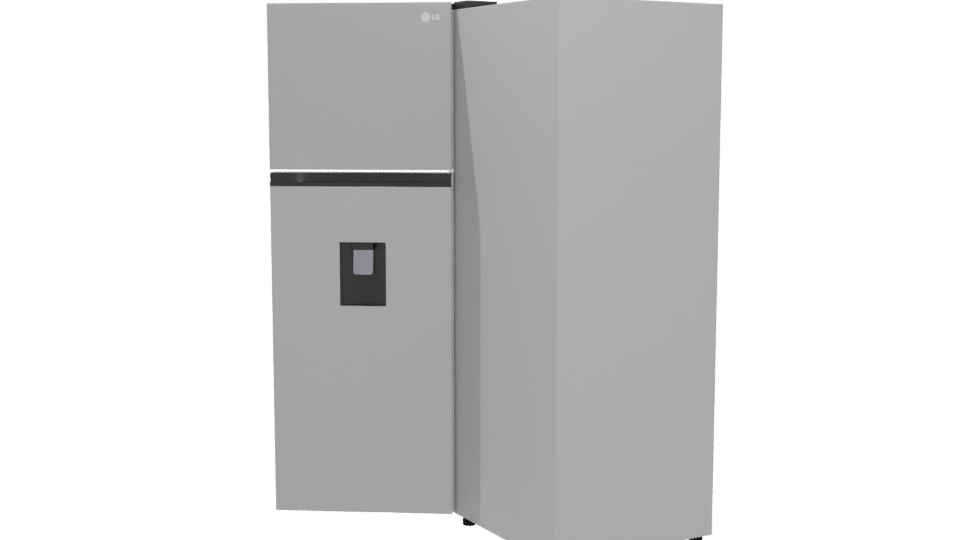 Stylish Refrigerator 3D Model - Professional 3D Model Render 4