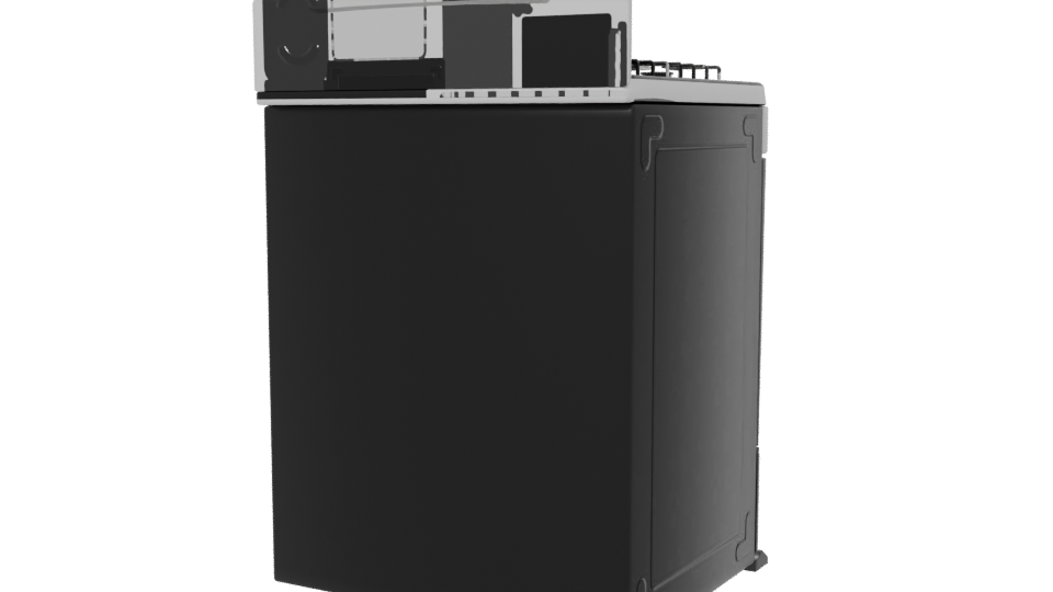 Realistic Gas Stove 3D Model - Professional 3D Model Render 6