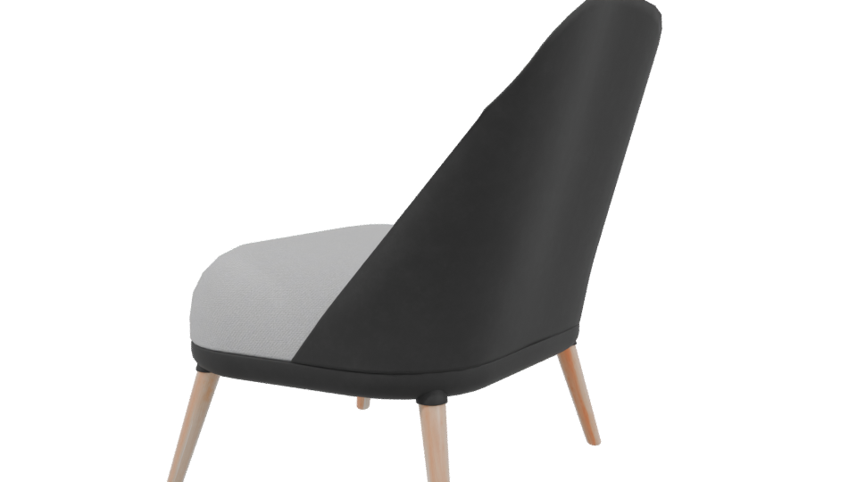 Contemporary Lounge Chair 3D Model - Professional 3D Model Render 3