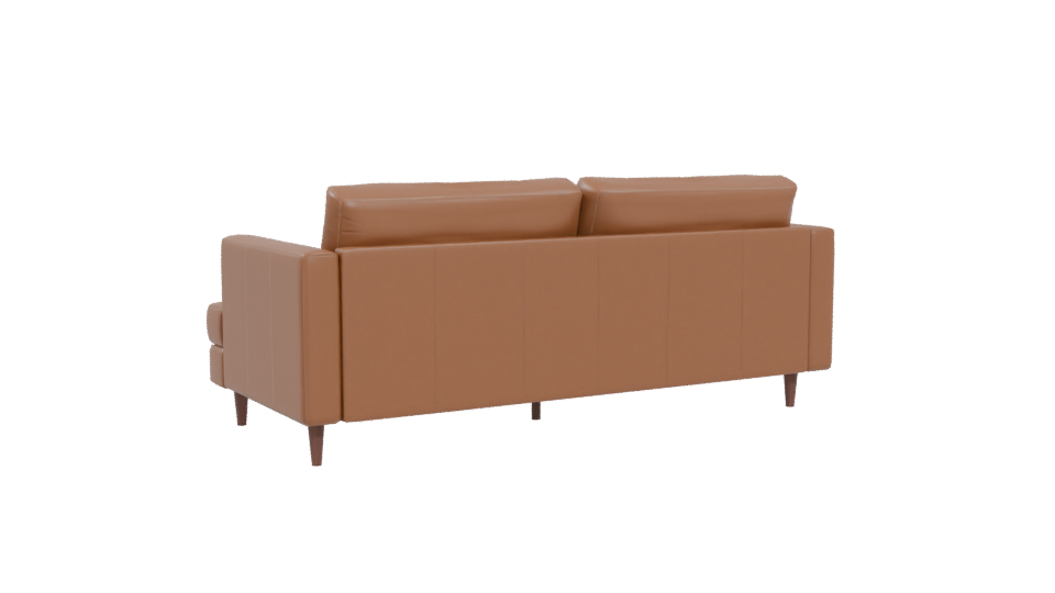 Modern Leather Sofa 3D Model - Professional 3D Model Render 4