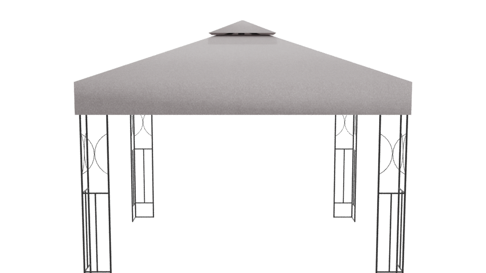 Stylish Outdoor Canopy Tent 3D - Professional 3D Model Render 11