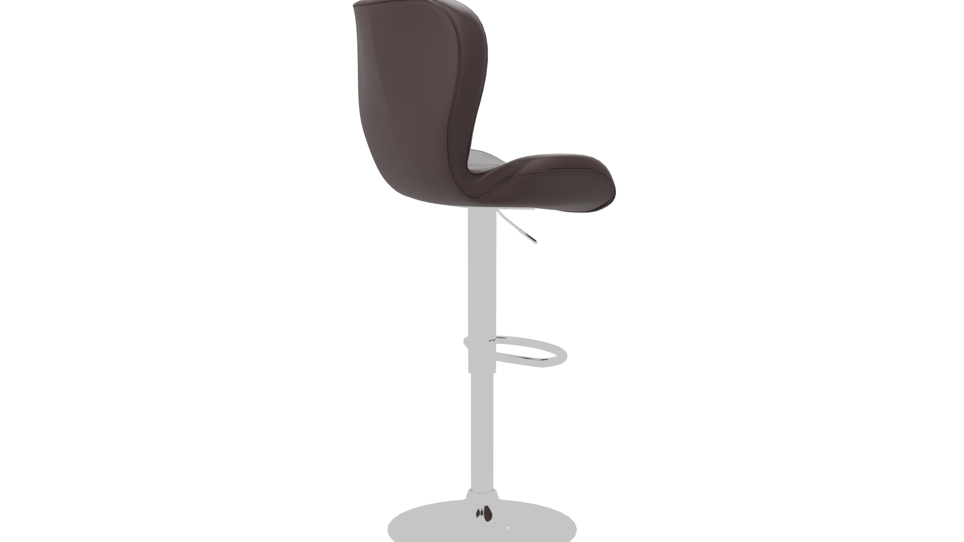 Stylish Modern Bar Stool 3D Model - Professional 3D Model Render 7