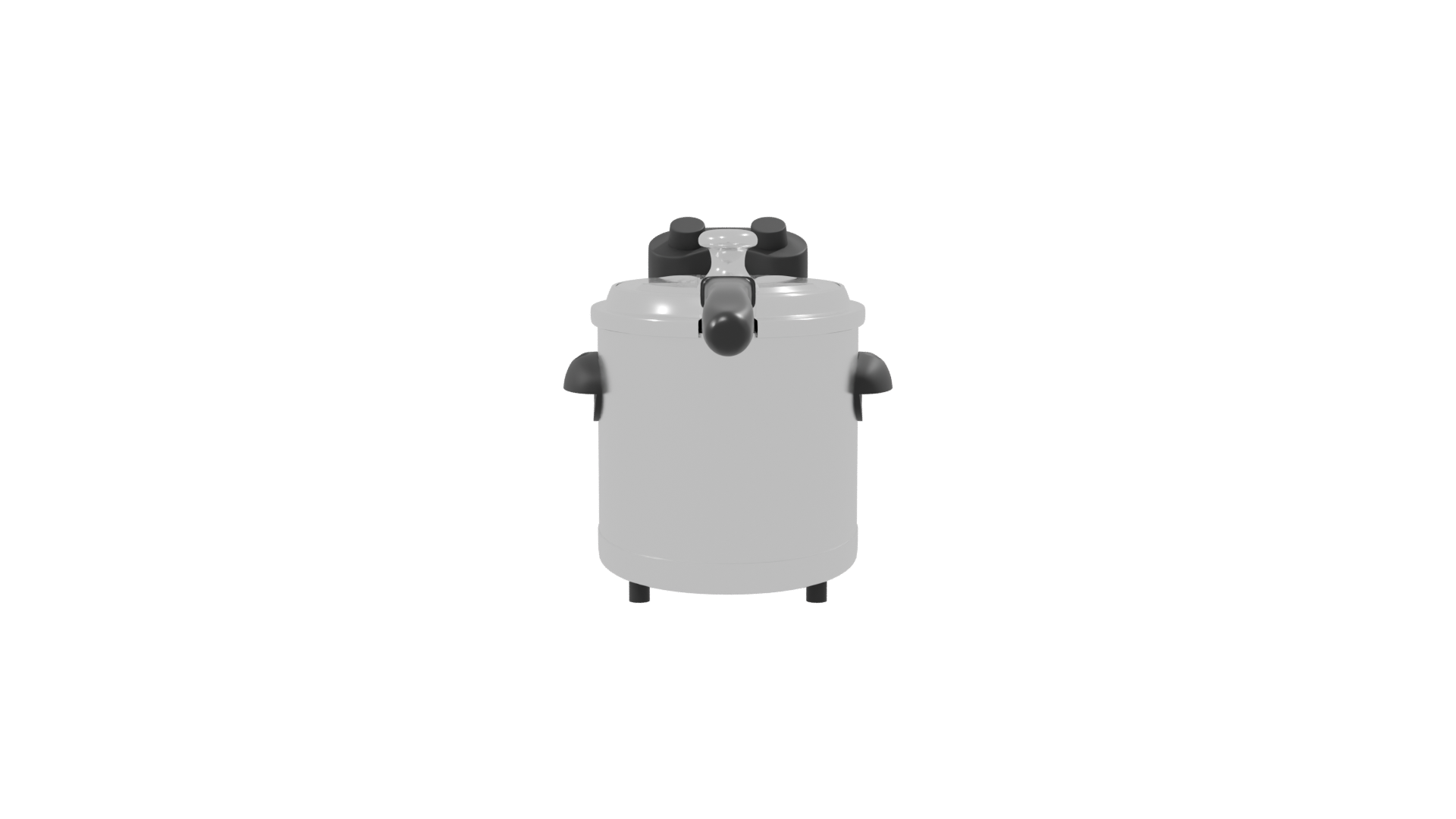 Stylish Electric Cooking Pot Model - Professional 3D Model Render 8