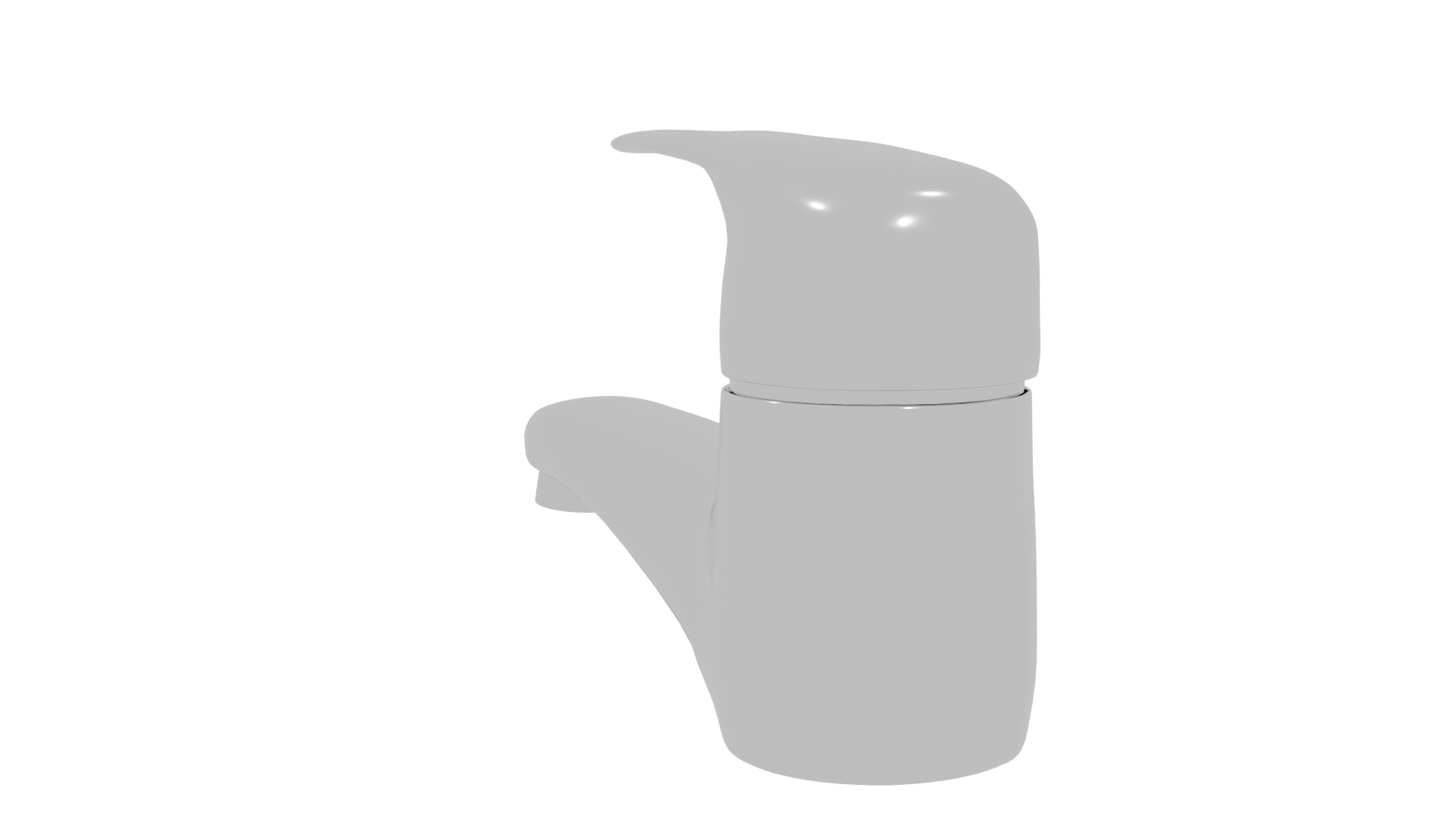 Sleek Metallic Beverage Bottle 3D Model - Professional 3D Model Render 16