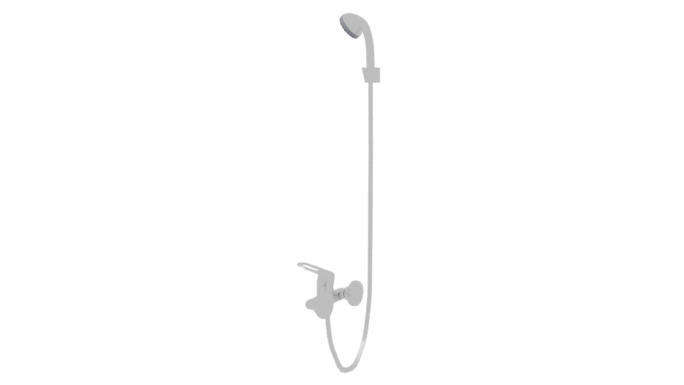 Stylish Shower Head 3D Model - Professional 3D Model Render 3