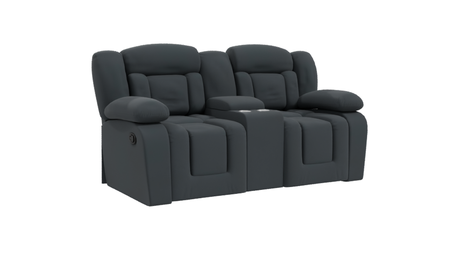 Stylish Reclining Sofa 3D Model - Professional 3D Model Render 10