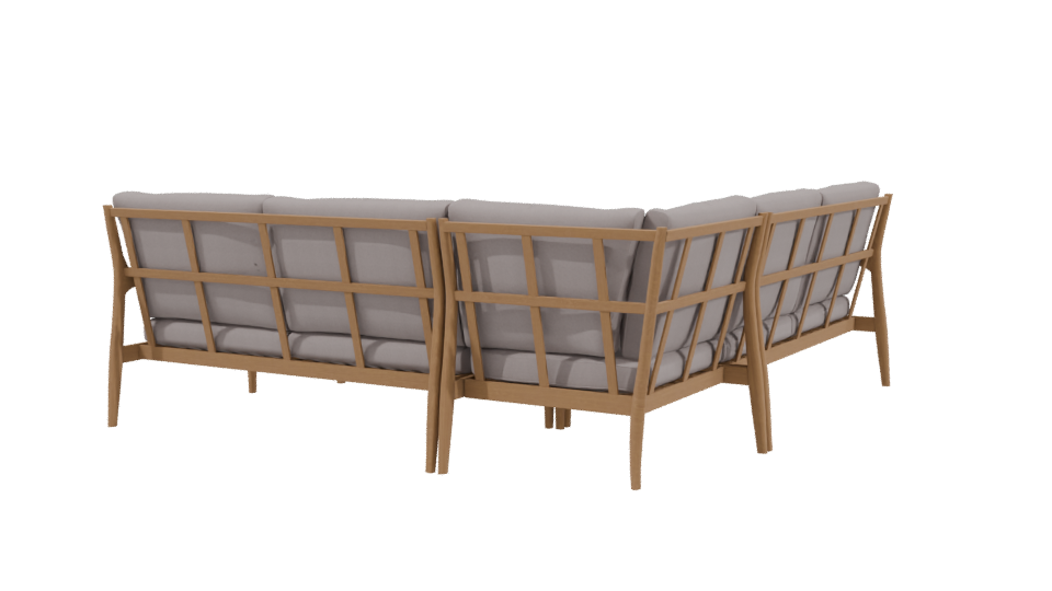 Modern Outdoor Sofa Set 3D - Professional 3D Model Render 3