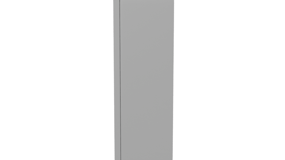 Sleek Modern Refrigerator 3D Model - Professional 3D Model Render 2