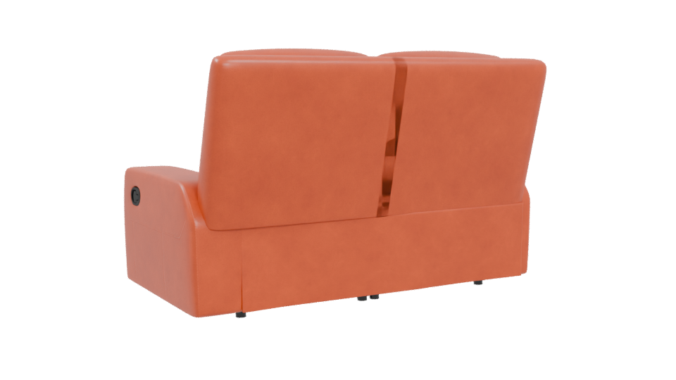 Stylish Reclining Love Seat 3D - Professional 3D Model Render 4