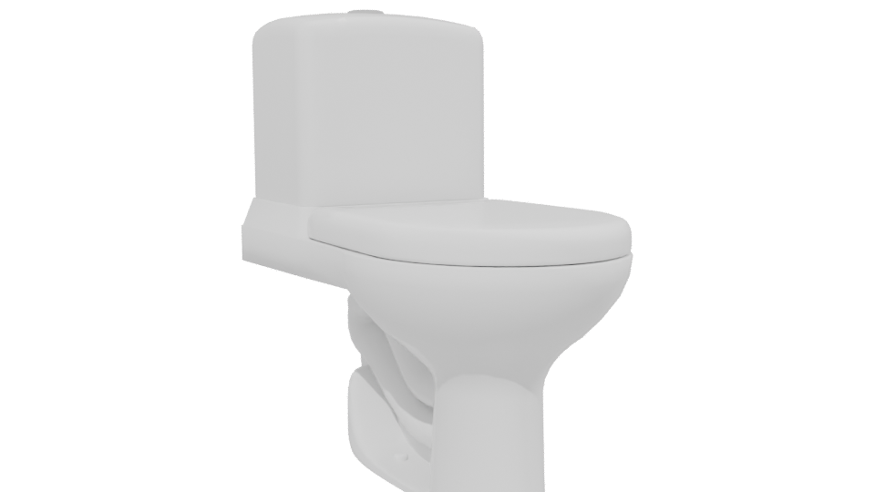 Stylish Bathroom Toilet Model 3D - Professional 3D Model Render 13