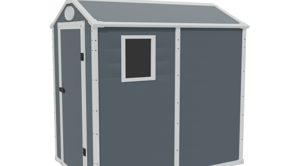 Stylish Storage Shed 3D Model - Professional 3D Model Render 13