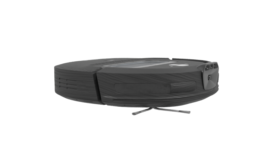 Compact Robotic Vacuum Cleaner Model - Professional 3D Model Render 3