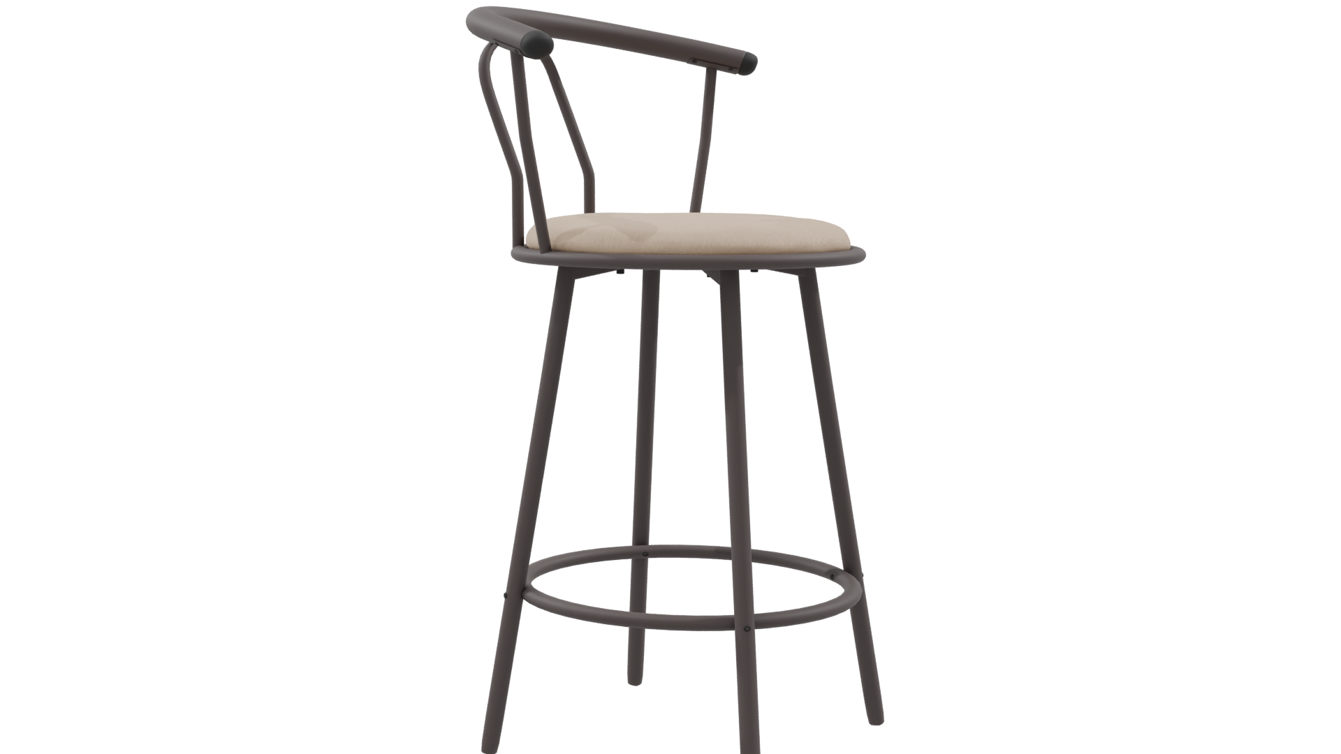 Stylish Bar Stool 3D Model - Professional 3D Model Render 9