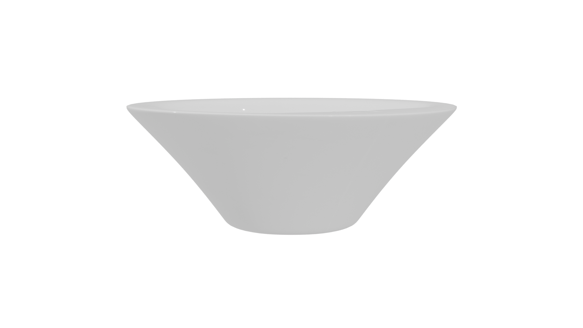 Sleek Ceramic Bowl 3D Model - Professional 3D Model Render 4