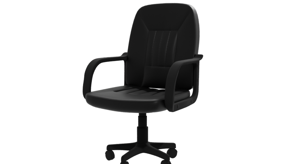Sleek Modern Office Chair 3D - Professional 3D Model Render 12