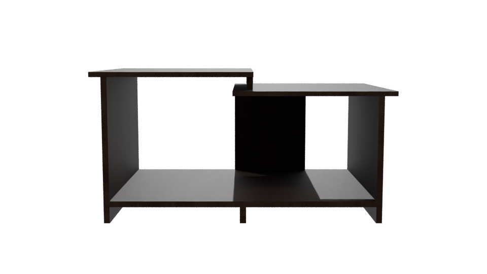 Contemporary Wooden Coffee Table 3D - Professional 3D Model Render 11