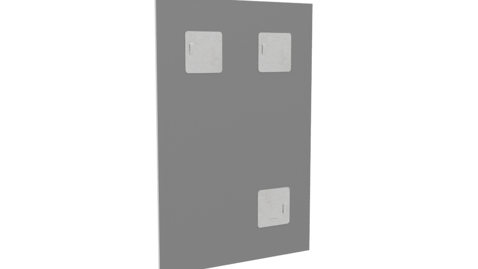 Sleek Modern Mirror 3D Model - Professional 3D Model Render 4