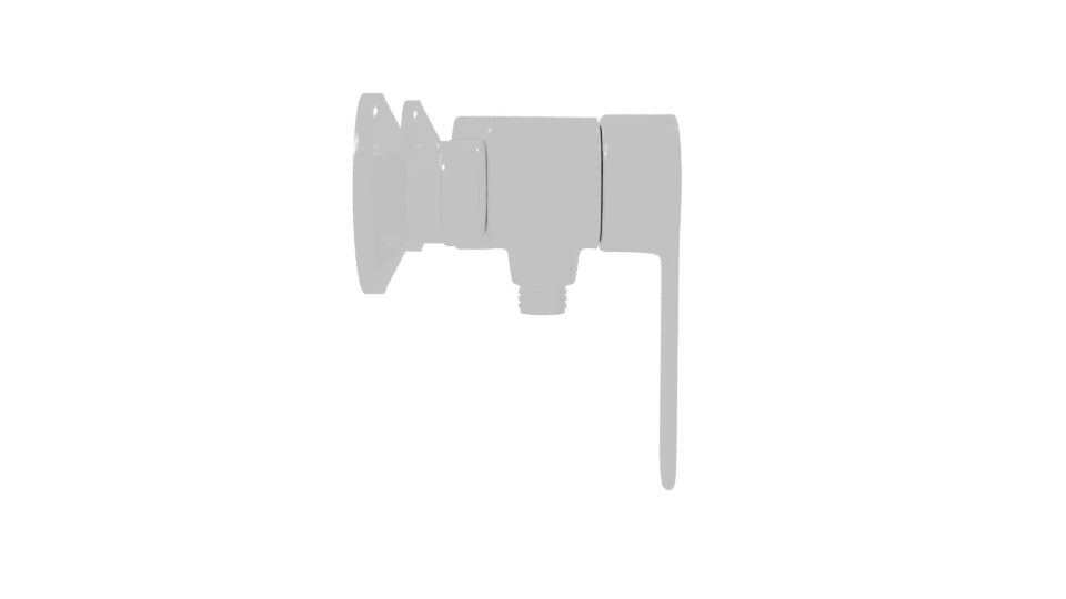 Stylish Wall-Mounted Faucet Model - Professional 3D Model Render 8