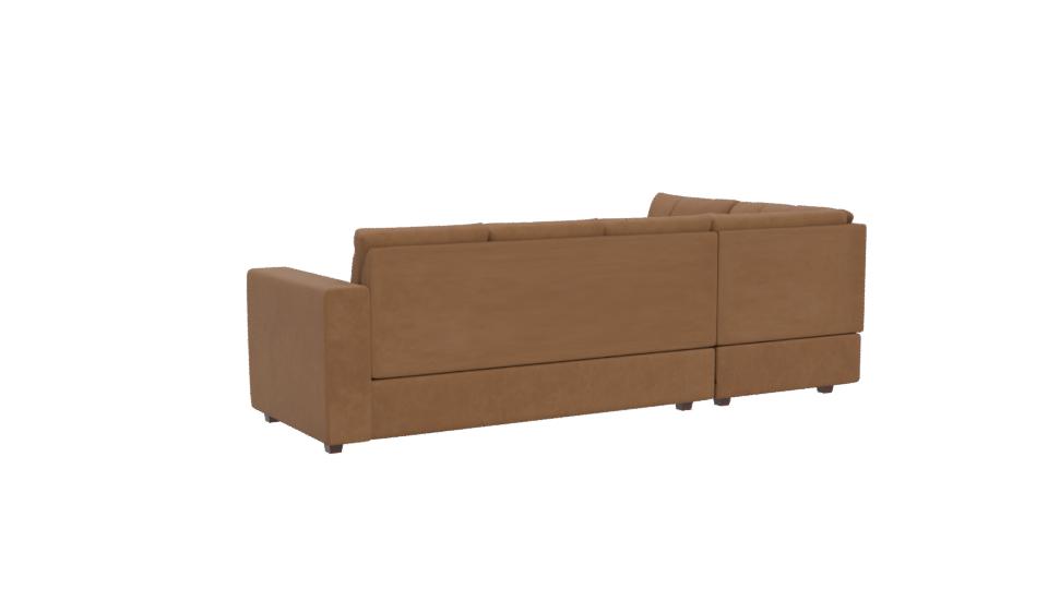 Stylish Sectional Sofa Model - Professional 3D Model Render 4