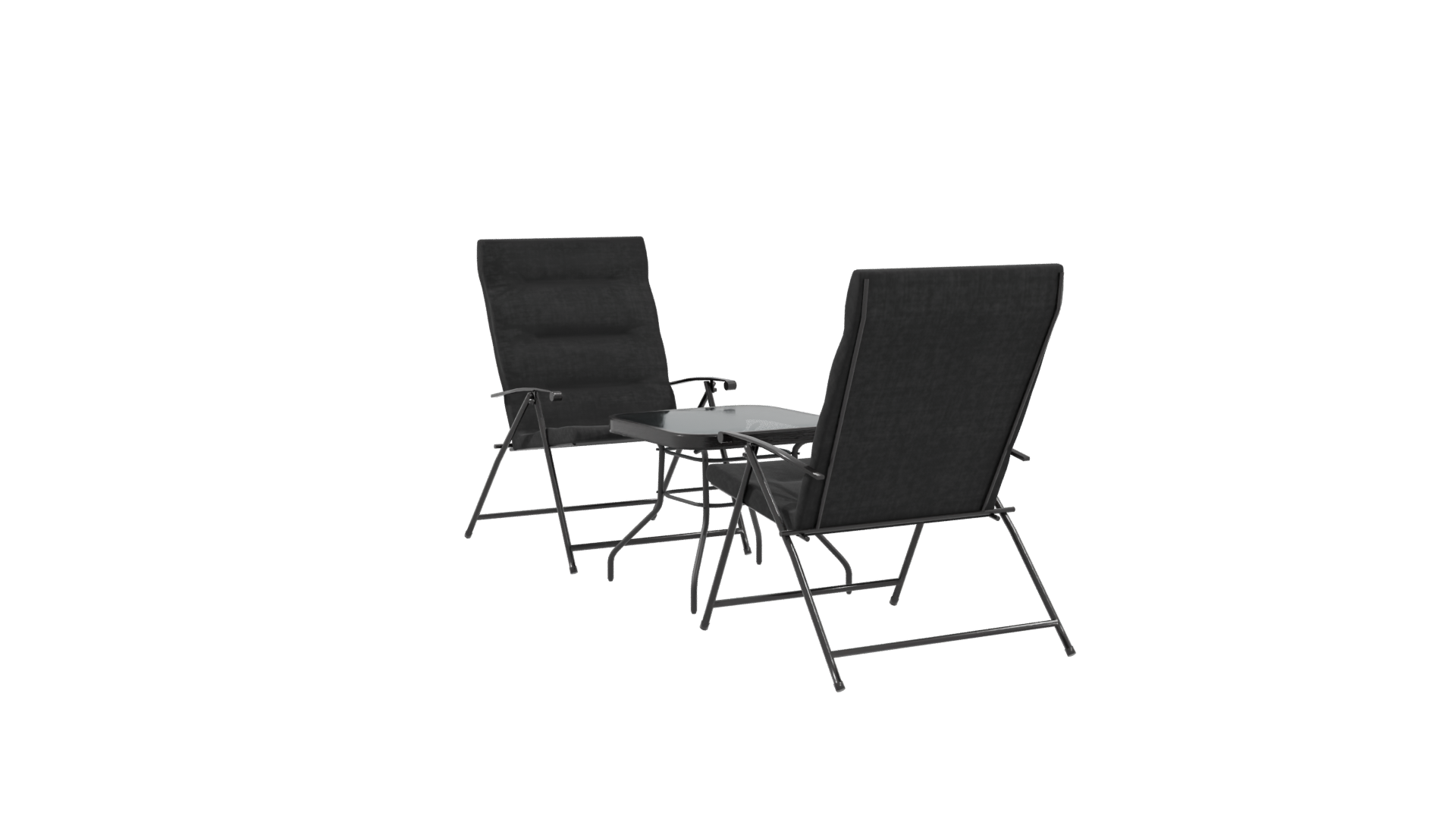 Stylish Outdoor Lounge Chair 3D - Professional 3D Model Render 4
