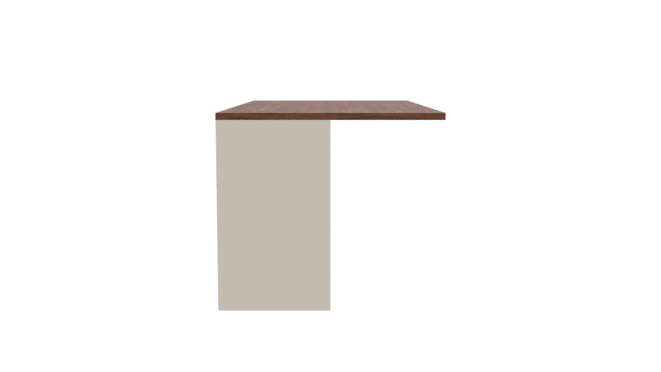 Stylish Minimalist Wooden Table 3D Model - Professional 3D Model Render 8