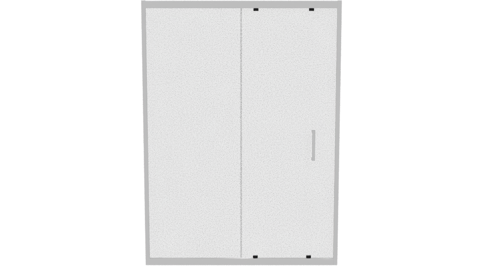 Stylish Glass Shower Door 3D - Professional 3D Model Render 11