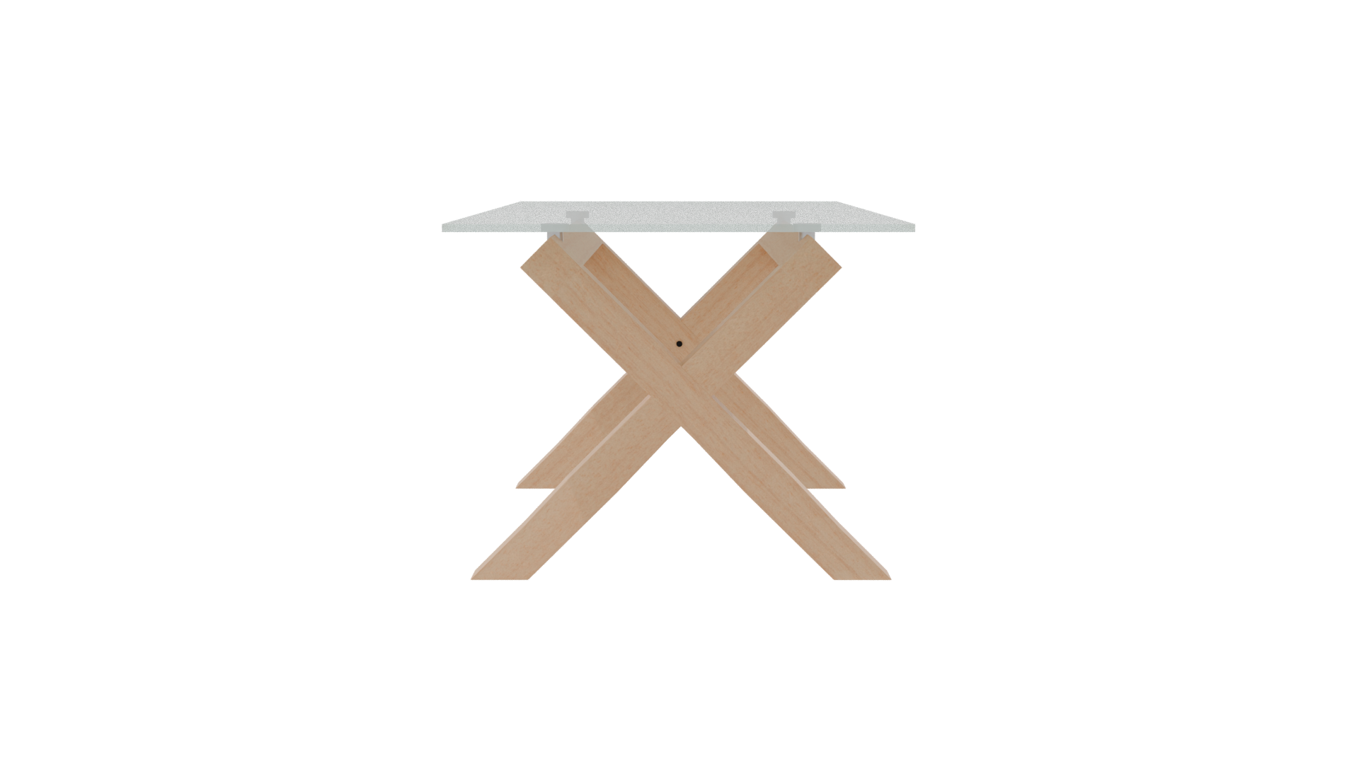 Stylish Glass Top Dining Table - Professional 3D Model Render 8