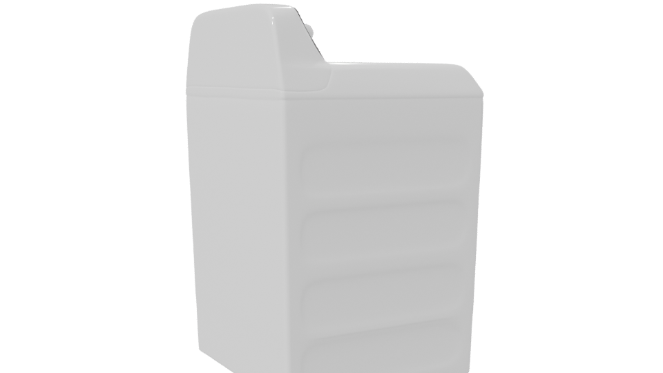 Stylish Top-Load Washing Machine 3D Model - Professional 3D Model Render 7