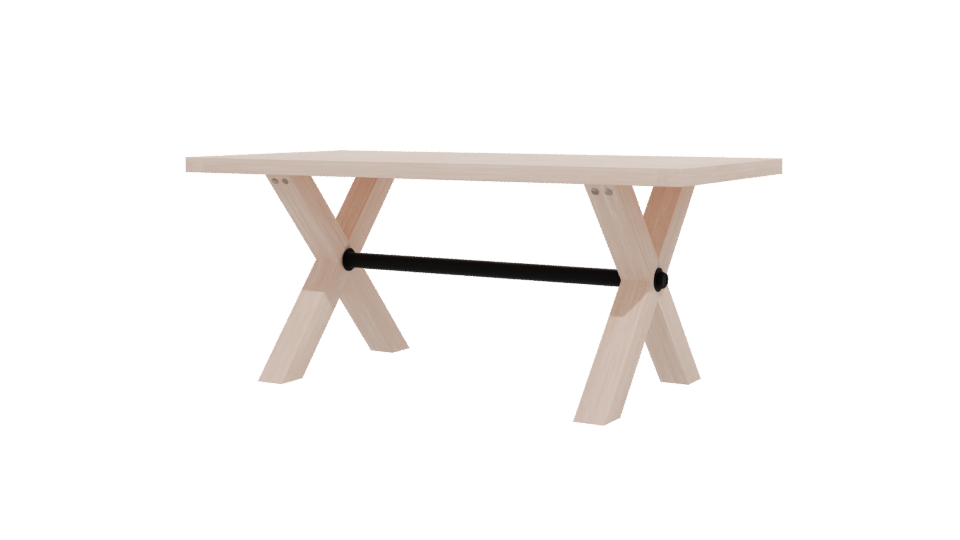 Corsica Medium Dining Table 3D - Professional 3D Model Render 12