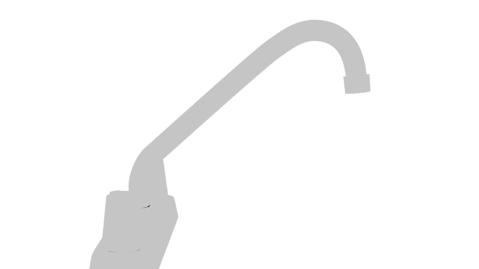 Modern Bathroom Faucet 3D Model - Professional 3D Model Render 8