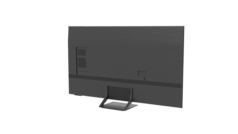 QLED 4K Smart TV Model 2024 - Professional 3D Model Render 6