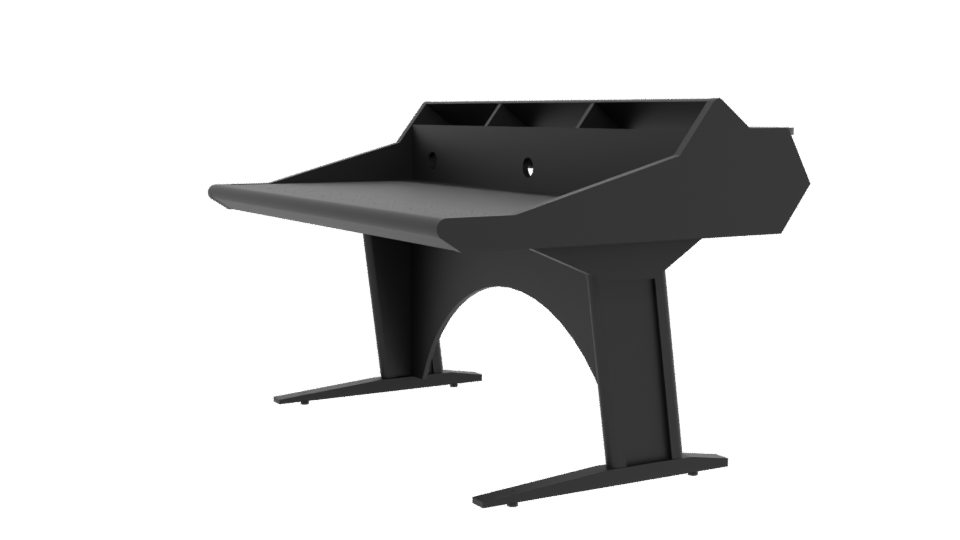 Stylish Modern Work Desk 3D - Professional 3D Model Render 13