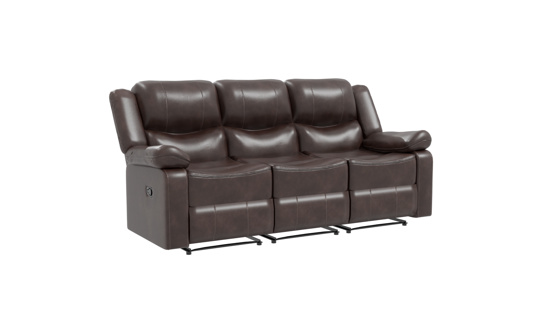 Stylish Reclining Sofa 3D Model - Professional 3D Model Render 10