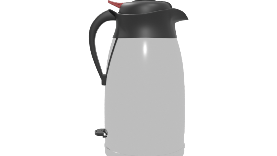 Stylish Stainless Steel Thermos 3D - Professional 3D Model Render 5