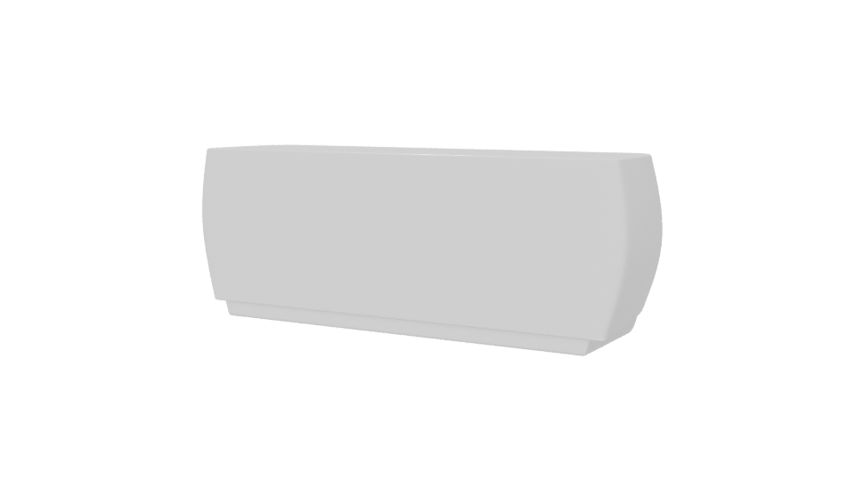 Sleek Modern Air Conditioning Unit - Professional 3D Model Render 6