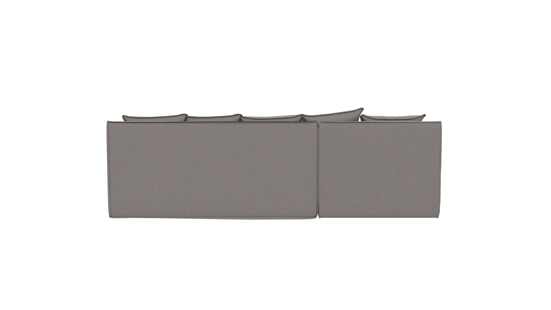 Contemporary Fabric Sectional Sofa 3D Model - Professional 3D Model Render 5