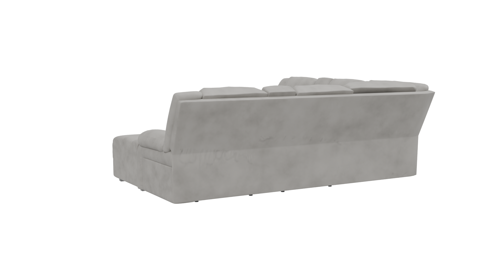 Contemporary L-Shaped Sofa Model - Professional 3D Model Render 13