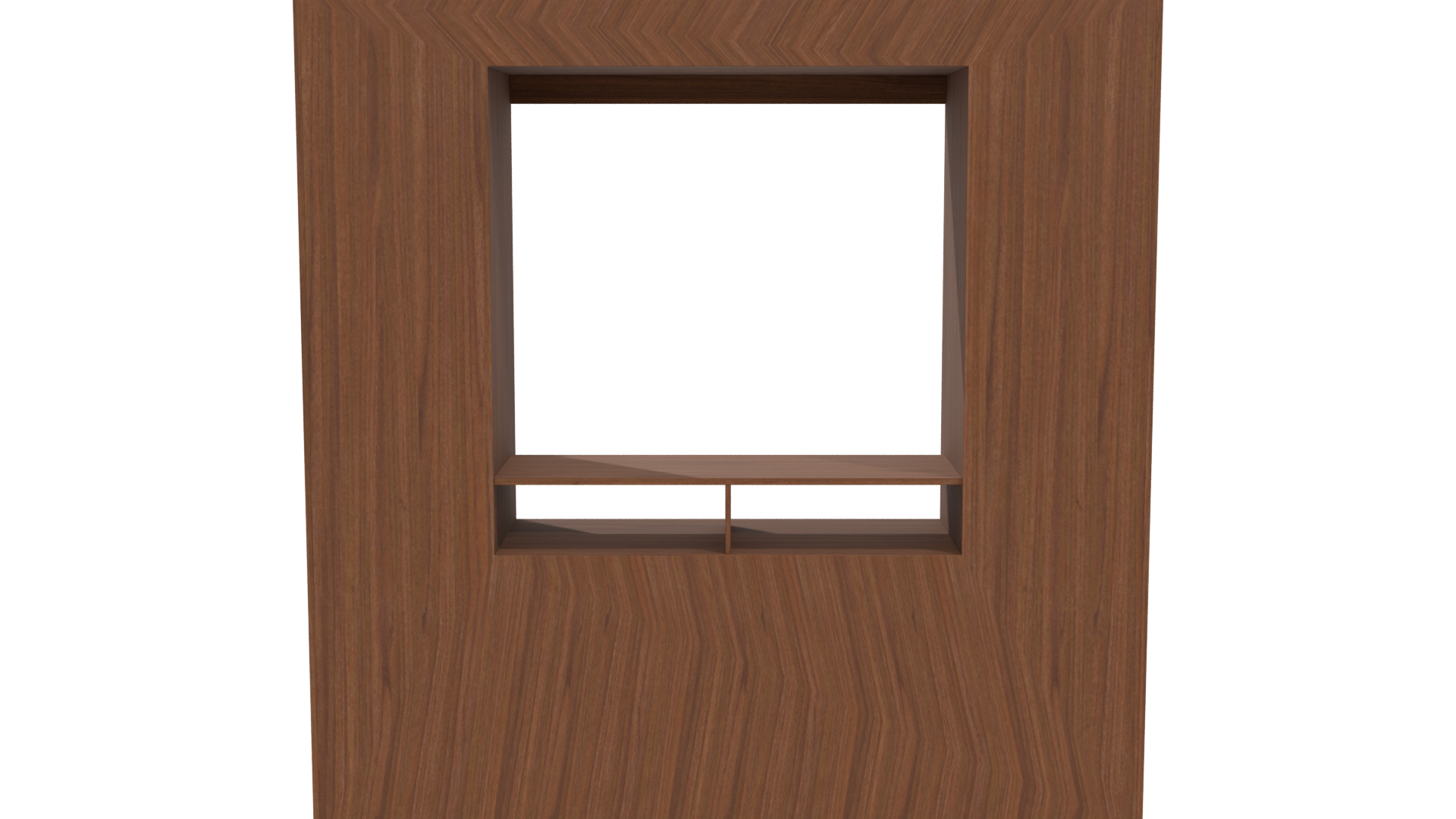 Contemporary Wooden TV Stand 3D Model - Professional 3D Model Render 5