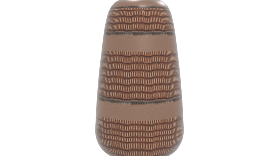 Stylish Ceramic Vase 3D Model - Professional 3D Model Render 12