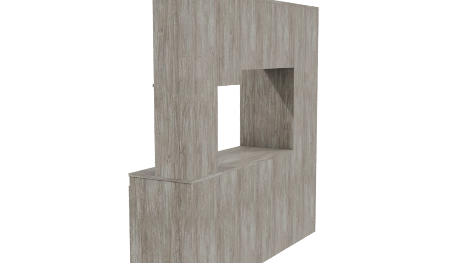 Stylish Modern Cabinet 3D Model - Professional 3D Model Render 3