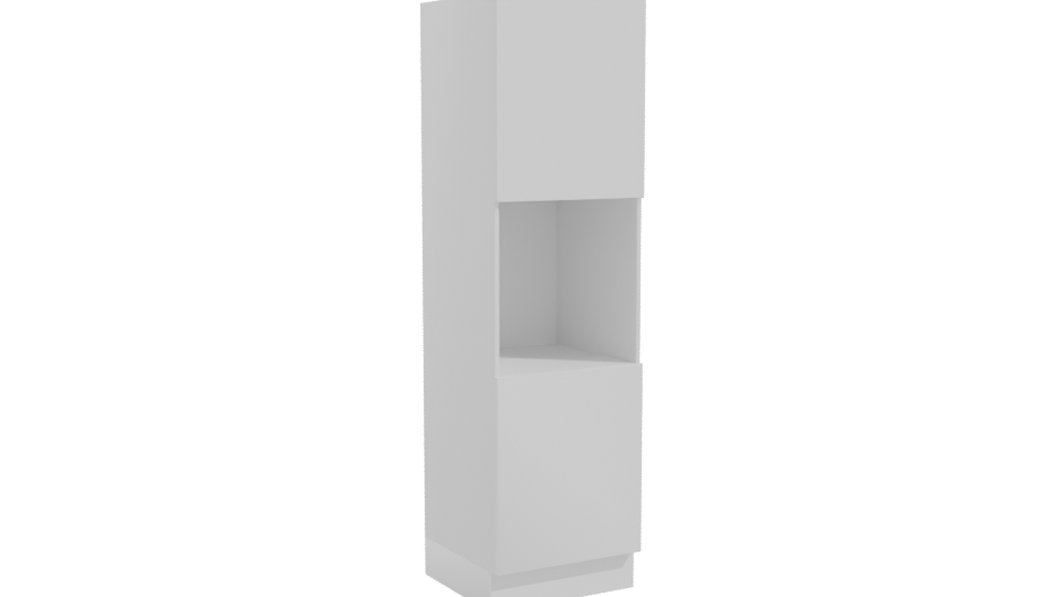 Minimalist Wooden Storage Cabinet 3D - Professional 3D Model Render 10