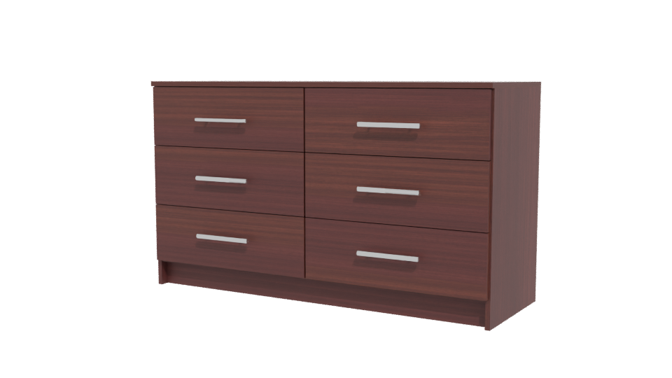 Altair Wenge Modern Dresser 3D - Professional 3D Model Render 12
