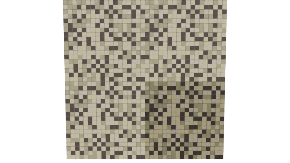 Beige Mosaic Tile 3D Model - Professional 3D Model Render 5