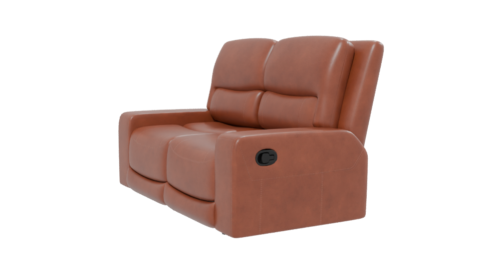 Reclining Love Seat 3D Model - Professional 3D Model Render 13