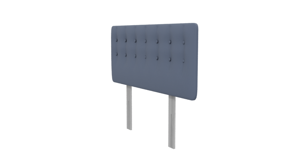 Stylish Fabric Bed Headboard 3D - Professional 3D Model Render 13